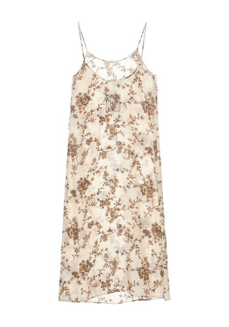 anaya dress woman white and brown UMA WANG | UW5084UW016